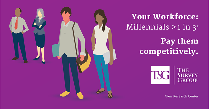 Your Workforce: Milleniums > 1 in 3. Pay them competitively.